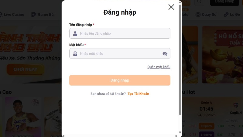 Đăng nhập XIBET